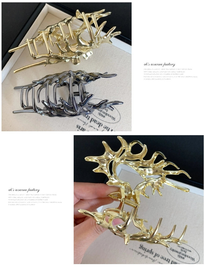 elegant streetwear butterfly alloy hair claws