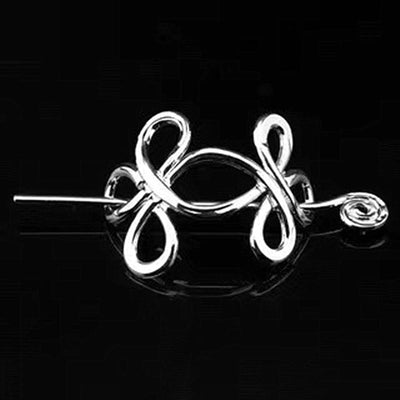 women's retro geometric metal plating hairpin