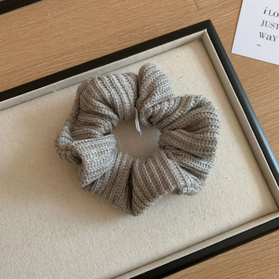 New High-Grade Retro Hand-Woven Wool Headband Hair Band College Style Girl Wide Version Headband Hair Accessories Headband