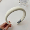 fashion solid color cloth handmade hair band 1 piece