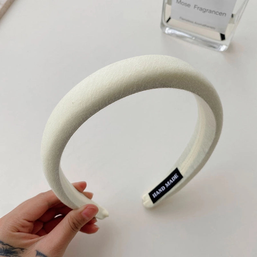 fashion solid color cloth handmade hair band 1 piece