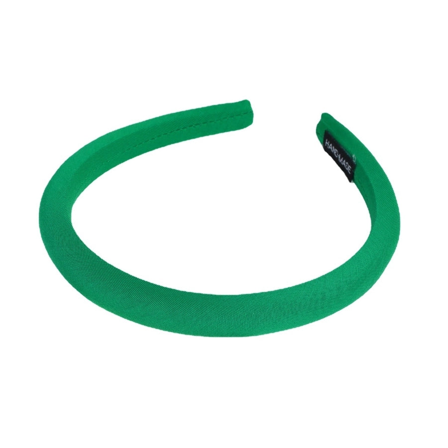 simple style solid color polyester rib-knit hair band 1 piece