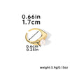 Jewelry Elegant Pearl Freshwater Pearl Copper Freshwater Pearl 18K Gold Plated Palladium White K Open Rings