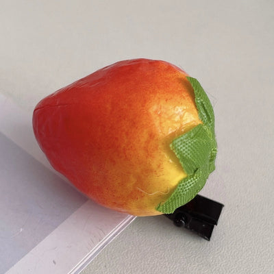 Women's Cute Fruit Vegetable Foam Hair Clip