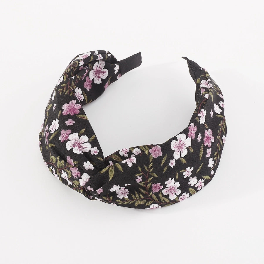 women's bohemian beach ditsy floral cloth printing hair band