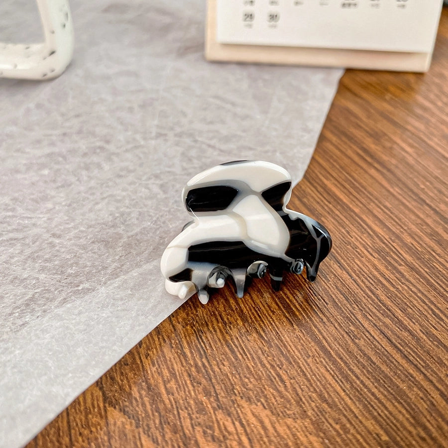 Women's IG Style Marble Acetic acid sheets Hair Claws