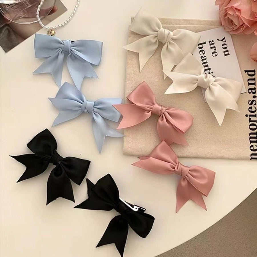 Knock Sweet Bow Hair Clip New Internet Celebrant Broken Hair Clip Bangs Clip Side Clip Cute Small Clip Headwear