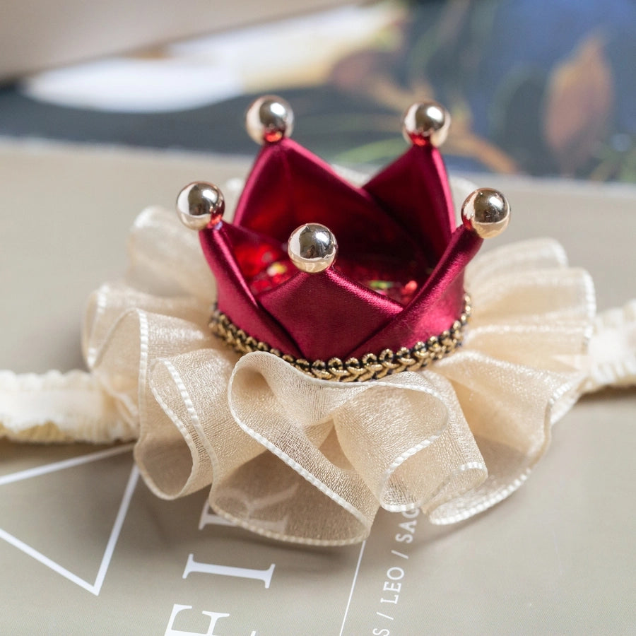 Girl'S Simple Style Classic Style Flower Cloth Sequins Hair Tie