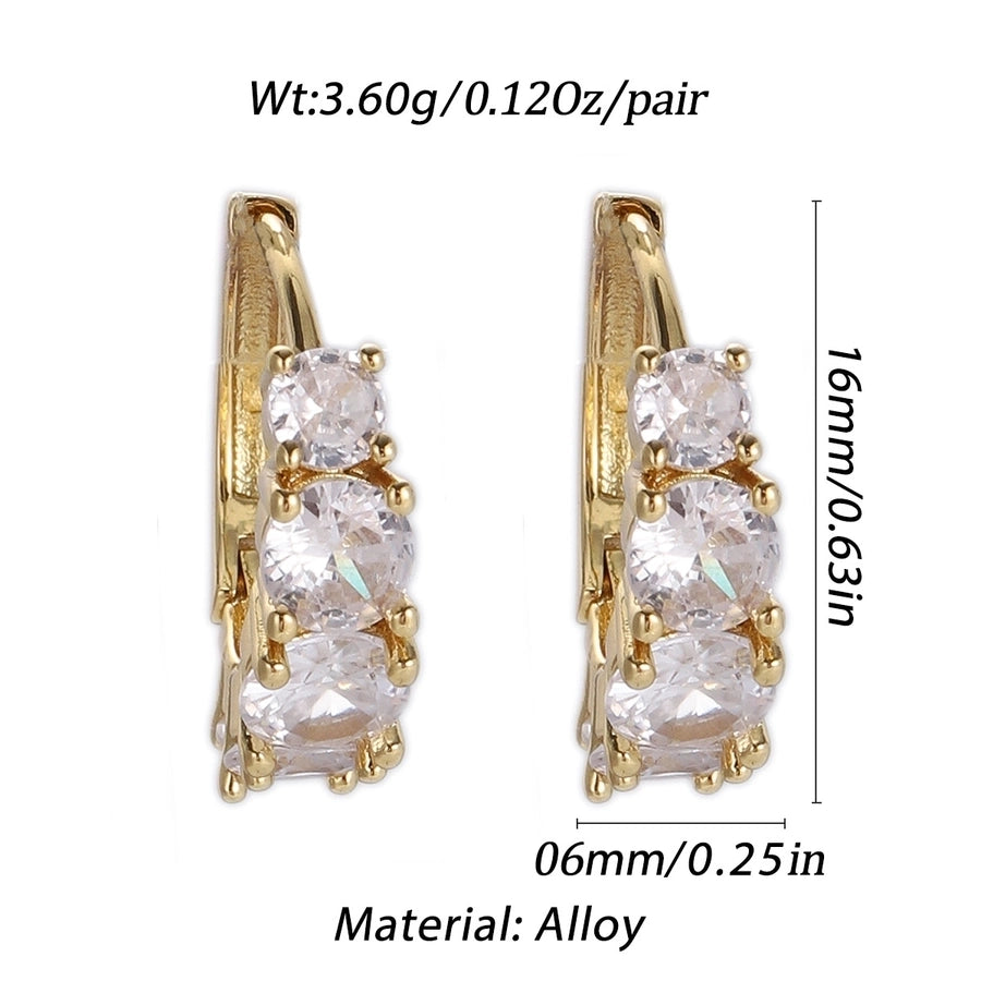 1 Pair Simple Style Classic Style Commute Geometric Plating Copper Earrings