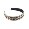 Women's Simple Style Classic Style Color Block Plastic Inlay Zircon Hair Band