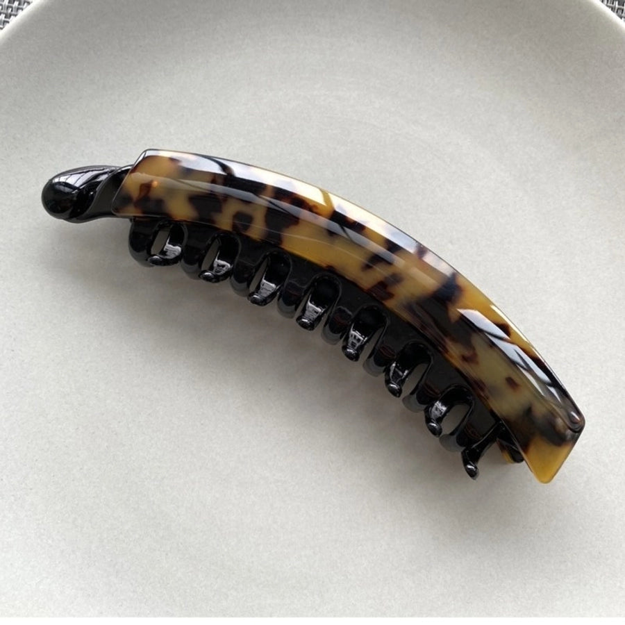 Women's Retro Simple Style Color Block Leopard Acetic acid sheets Hair Clip