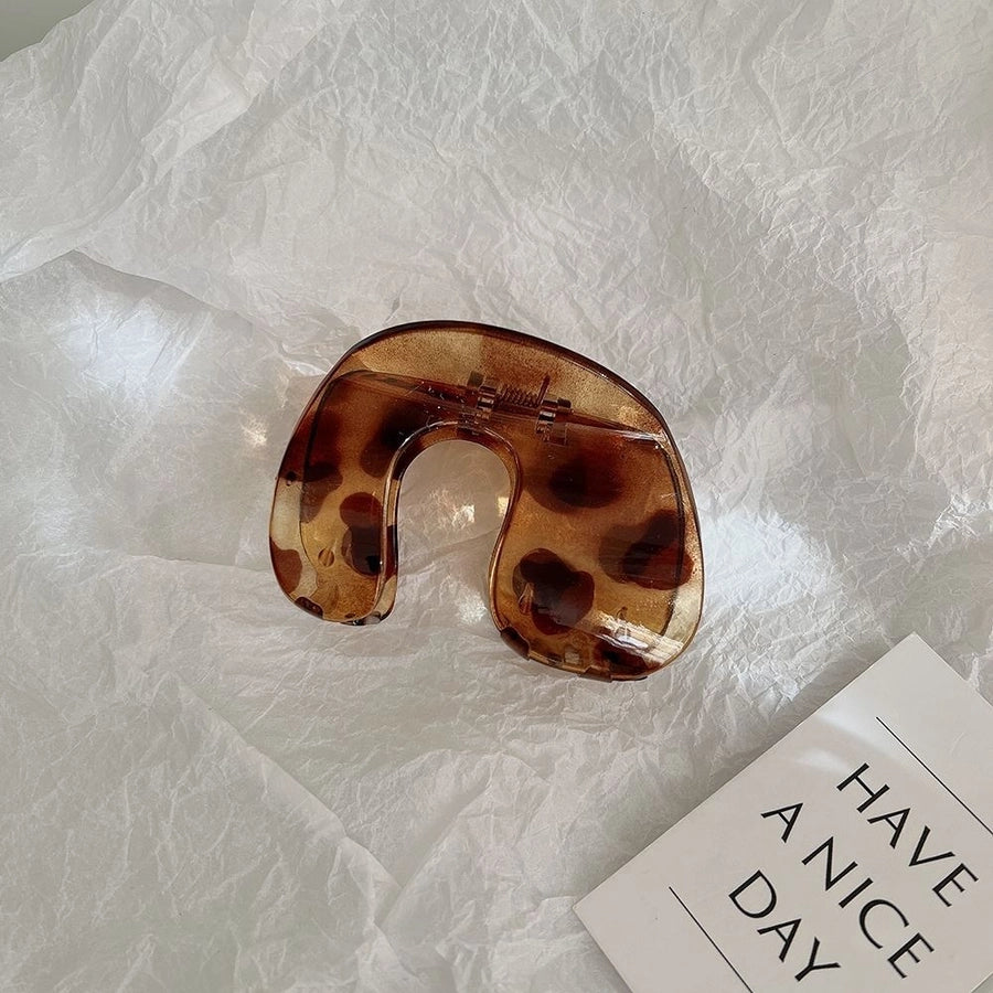 women's ig style geometric plastic stoving varnish hair claws