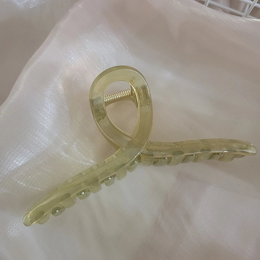 Korean-style Bright Face Non-scratch Disc Hair Clip Women's Large Frosted Elegant Shark Clip Back Head Hairpin Headwear Hair Clip