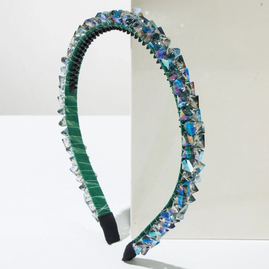 Women's Casual Elegant Multicolor Alloy Cloth Inlay  Hair Band