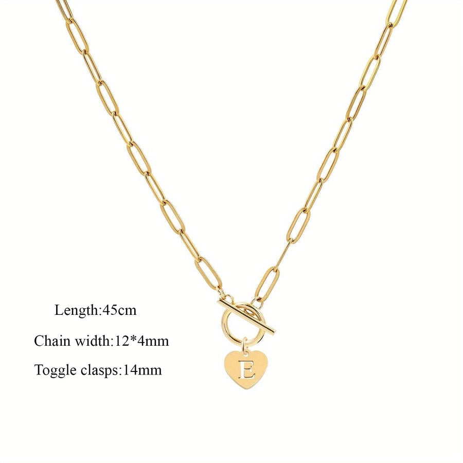 Jewelry Casual Classic Style Letter 201 Stainless Steel 304 Stainless Steel Pendant Necklace