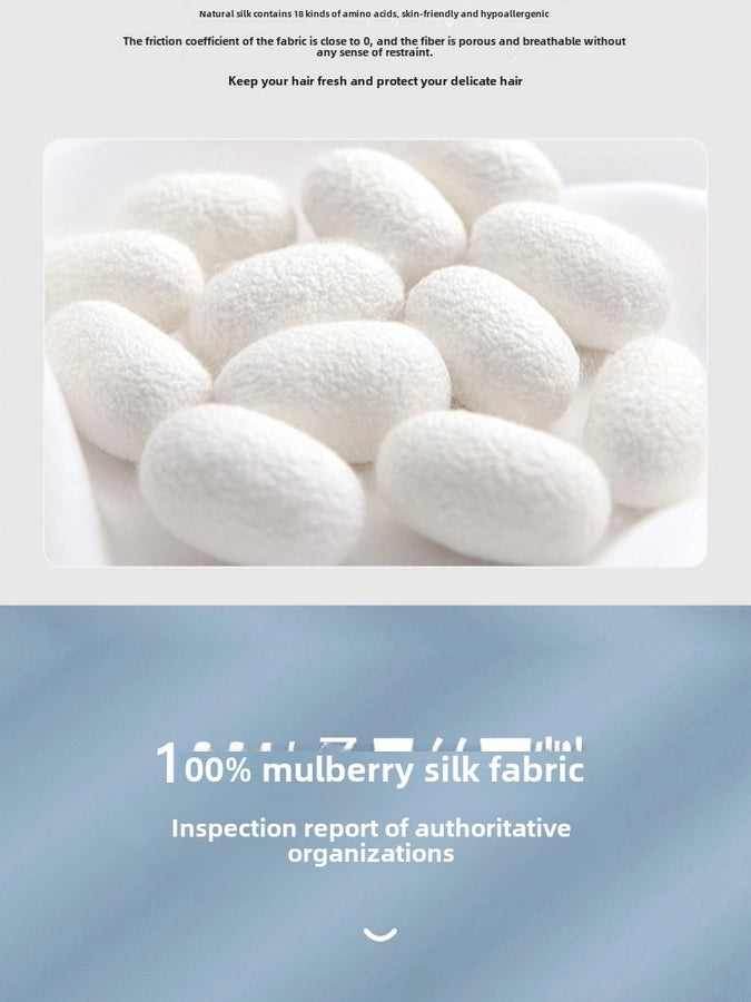 Strictly Selected 19 Mm Silk Hair Band Hair Ring Head Flower 100%  Silk Large Intestine Hair Ring Bright Color Hair Accessories Light Luxury Gift