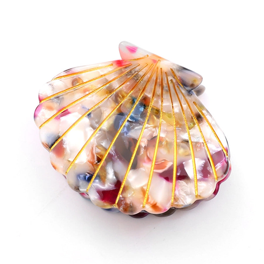 Women's Casual Beach Shell Acetic acid sheets Handmade Hair Claws