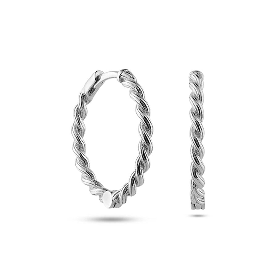 1 Pair Casual Simple Style Solid Color Copper Earrings