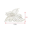High-grade hollow tassel bow hairpin female back head high-grade grip medium shark clip  New