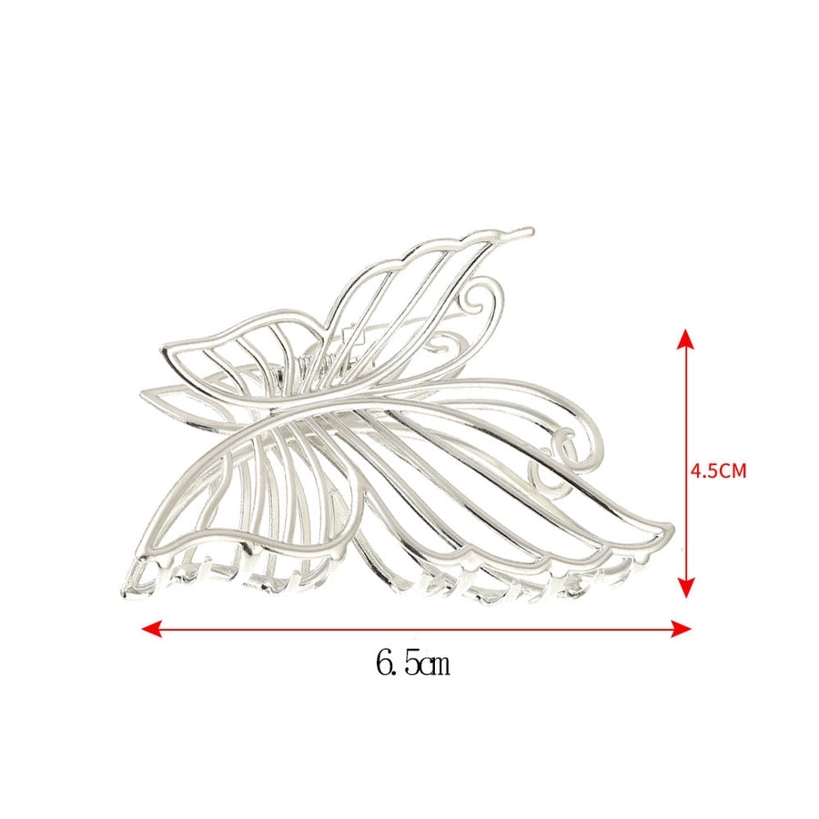 High-grade hollow tassel bow hairpin female back head high-grade grip medium shark clip  New