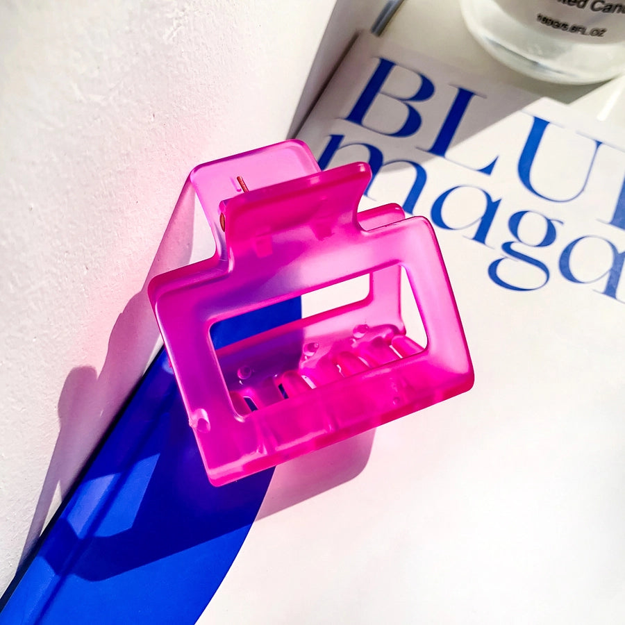 simple style solid color  ps handmade hair claws 1 piece