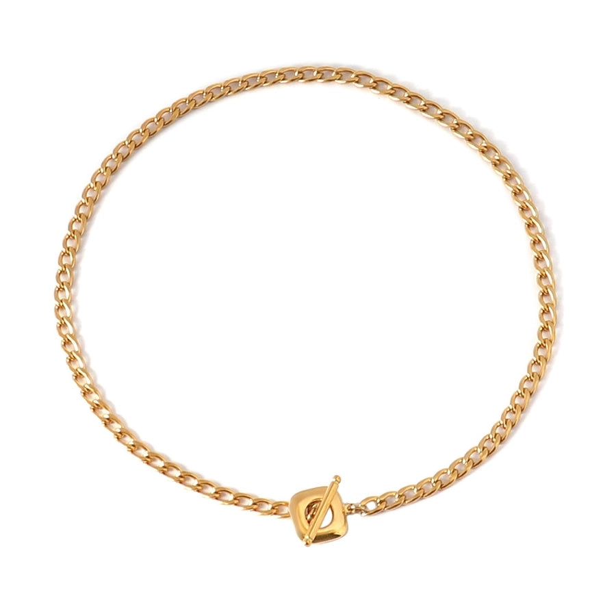 Jewelry Simple Style Classic Style Geometric 316 Stainless Steel  Plating Necklace