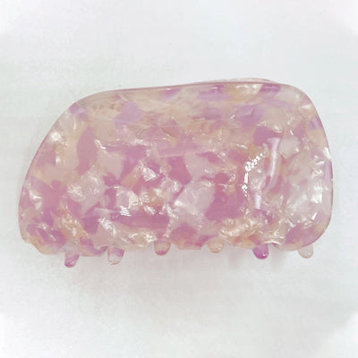 retro marble arylic handmade hair claws 1 piece