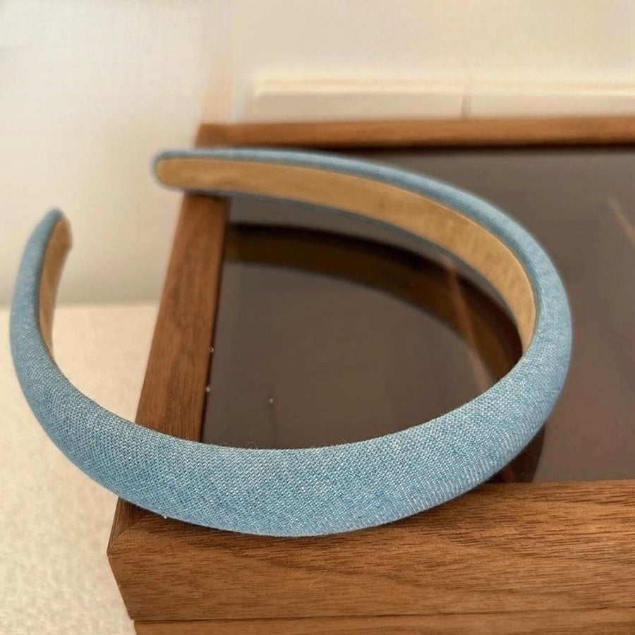 simple style solid color cloth hair band