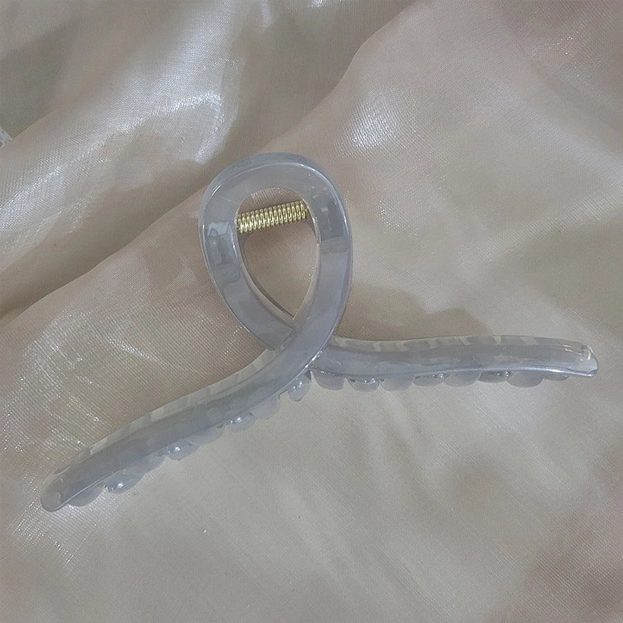 Korean-style Bright Face Non-scratch Disc Hair Clip Women's Large Frosted Elegant Shark Clip Back Head Hairpin Headwear Hair Clip