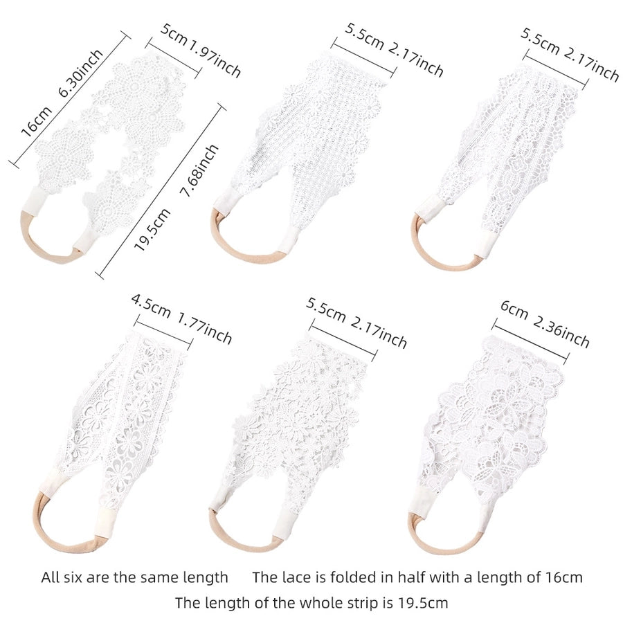 sweet flower cloth lace hair band