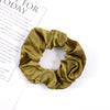 simple style solid color cloth hair tie