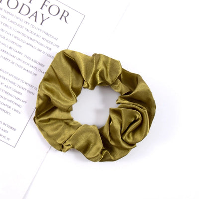 simple style solid color cloth hair tie