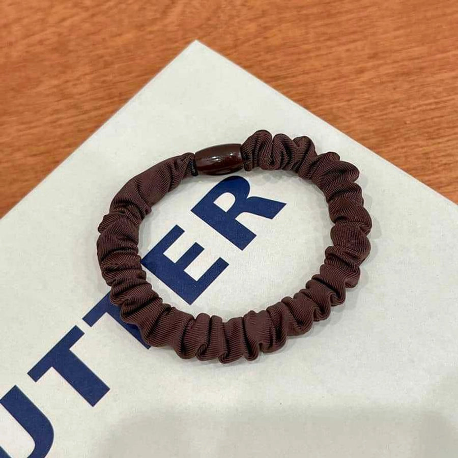 high elastic  black high elastic hair band personality large intestine ring tie hair ponytail hair rope girl rubber band