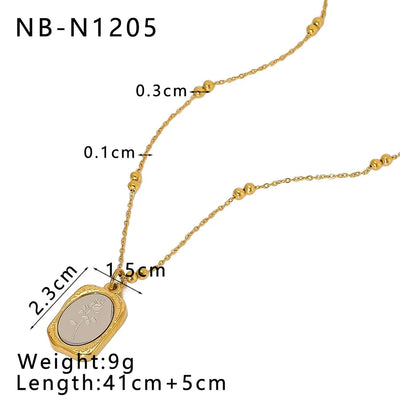 Jewelry IG Style Retro Devil's Eye Heart Shape Titanium Steel Plating Pendant Necklace