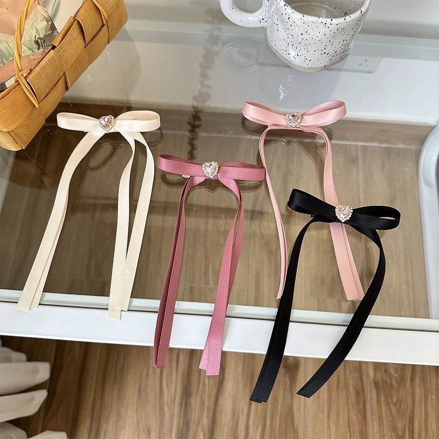 Women's Sweet Simple Style Bow Knot Cloth Hair Clip Hair Tie Brooches