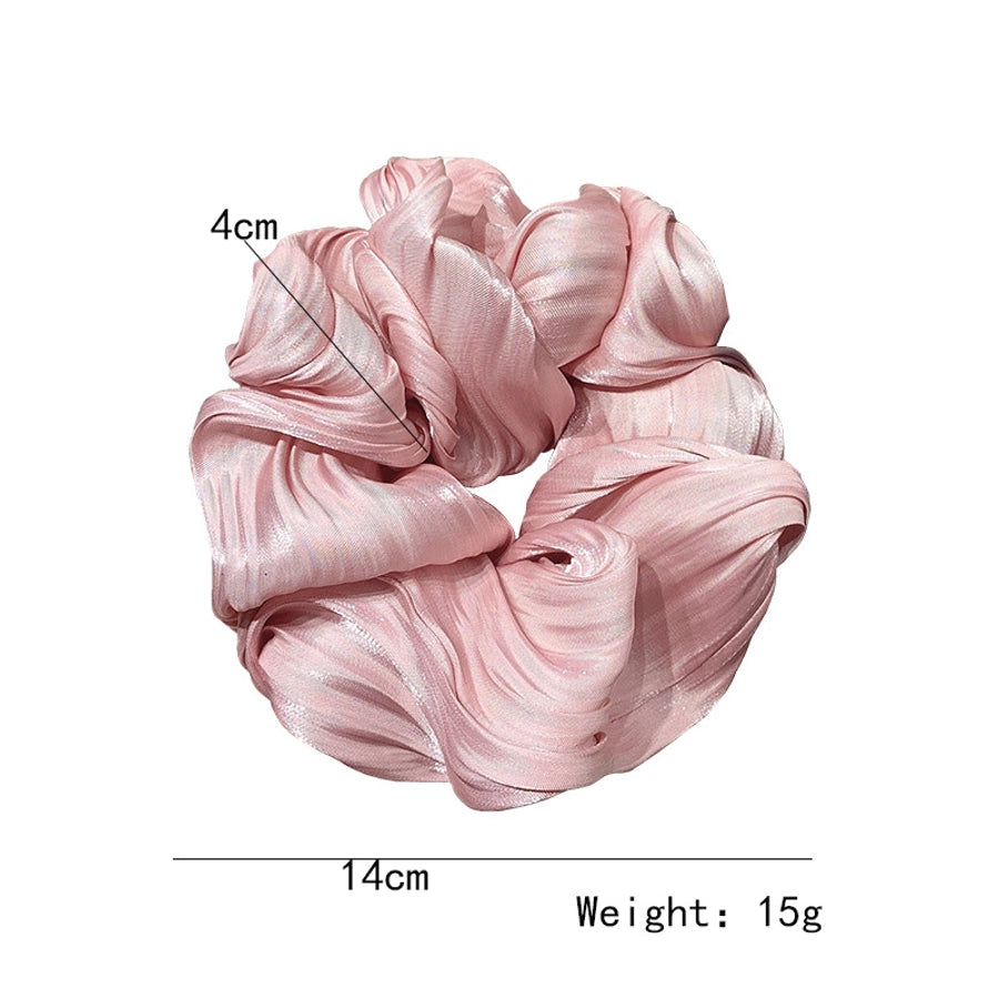 simple style solid color cloth hair tie
