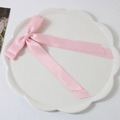 Guanyang  New Arrival 2.5cm Polyester Cotton Double Bow Barrettes Duckbill Clip Sweet Hair Pin Bar Shaped Hair Clip
