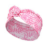 streetwear solid color flower cloth rib-knit hair band 1 piece