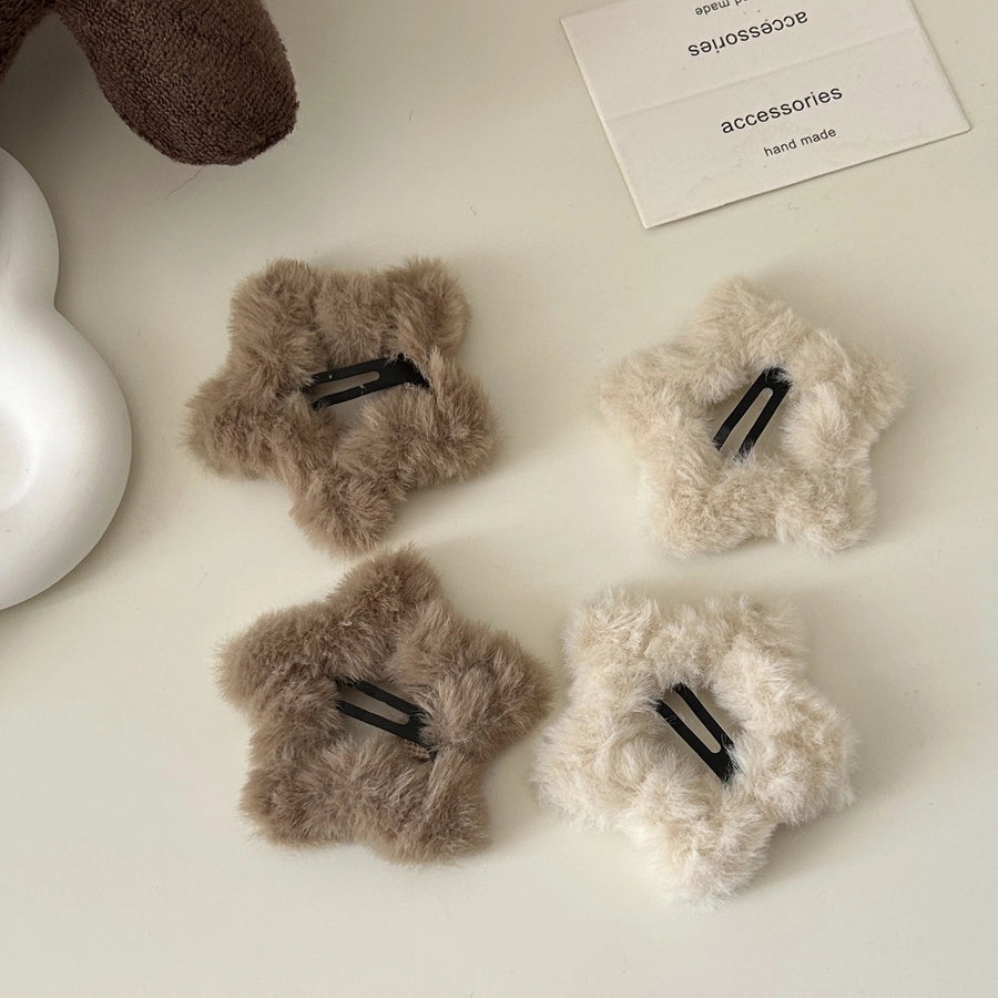 Women's Cute Star Cloth Star Hair Clip