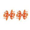 Women's Korean Style Basketball Bow Knot Polyester Hair Clip