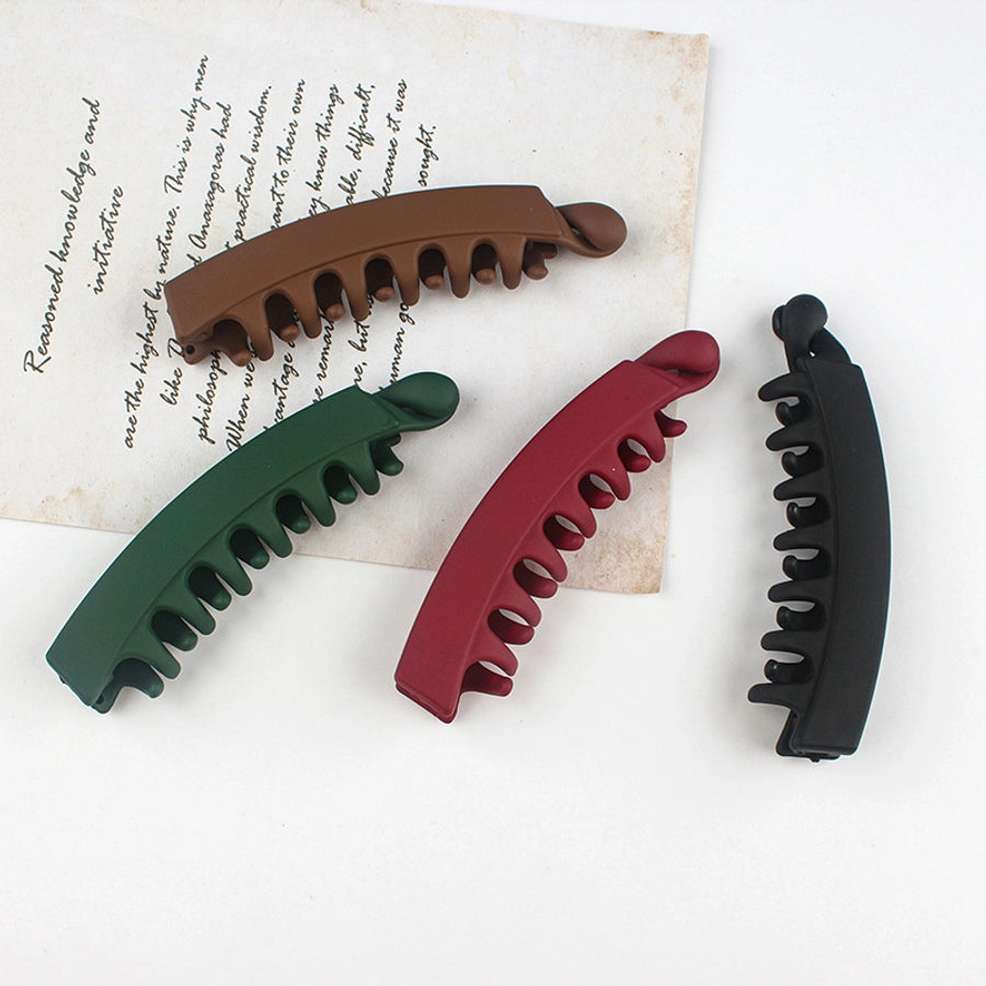 fashion geometric solid color arylic hair clip 1 piece