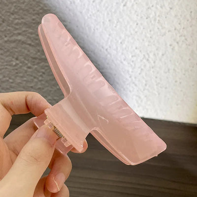 Cute Grab Clip Summer Hairpin Atmosphere Sense Rose Pink Flower Hair Grab Cherry Butterfly Plate Hair Grab Edge Hairpin