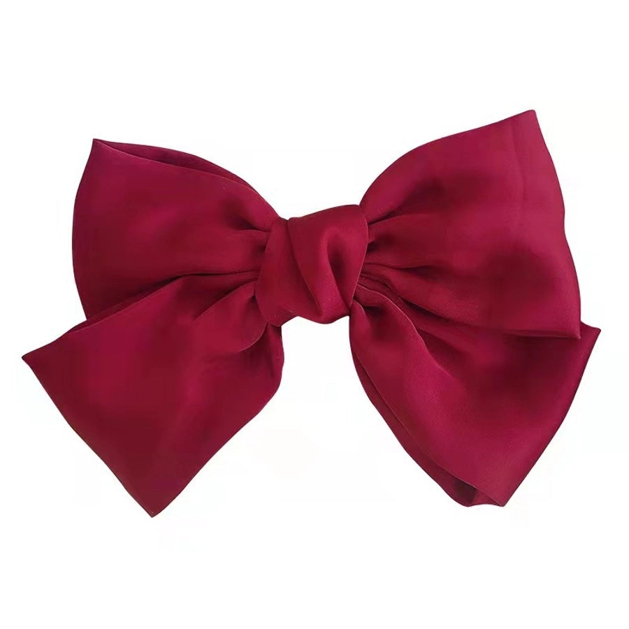korean style bow knot cloth hair clip hair tie 1 piece