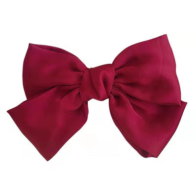 korean style bow knot cloth hair clip hair tie 1 piece