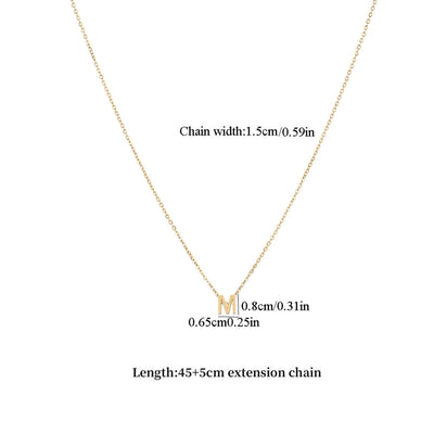 Jewelry Casual Classic Style Letter 201 Stainless Steel 304 Stainless Steel Pendant Necklace