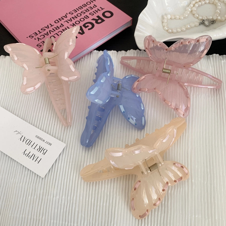 Women's Casual Simple Style Streetwear Butterfly PS Hair Claws