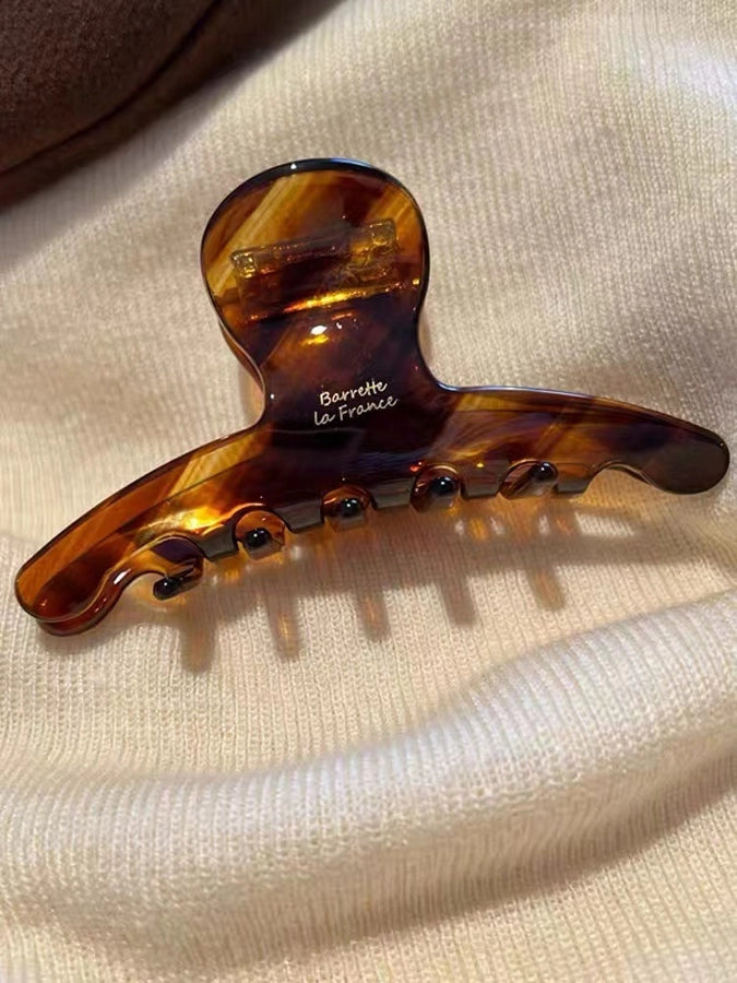 elegant solid color acetic acid sheets hair claws