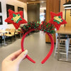 Christmas Fashion Women'S Antlers Flocking Handmade Hair Band