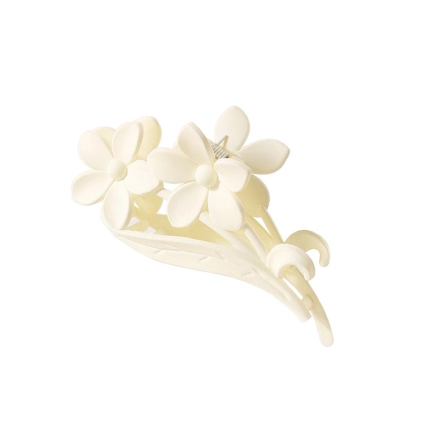 Women's Simple Style Classic Style Flower Plastic Resin Stoving Varnish Hair Claws