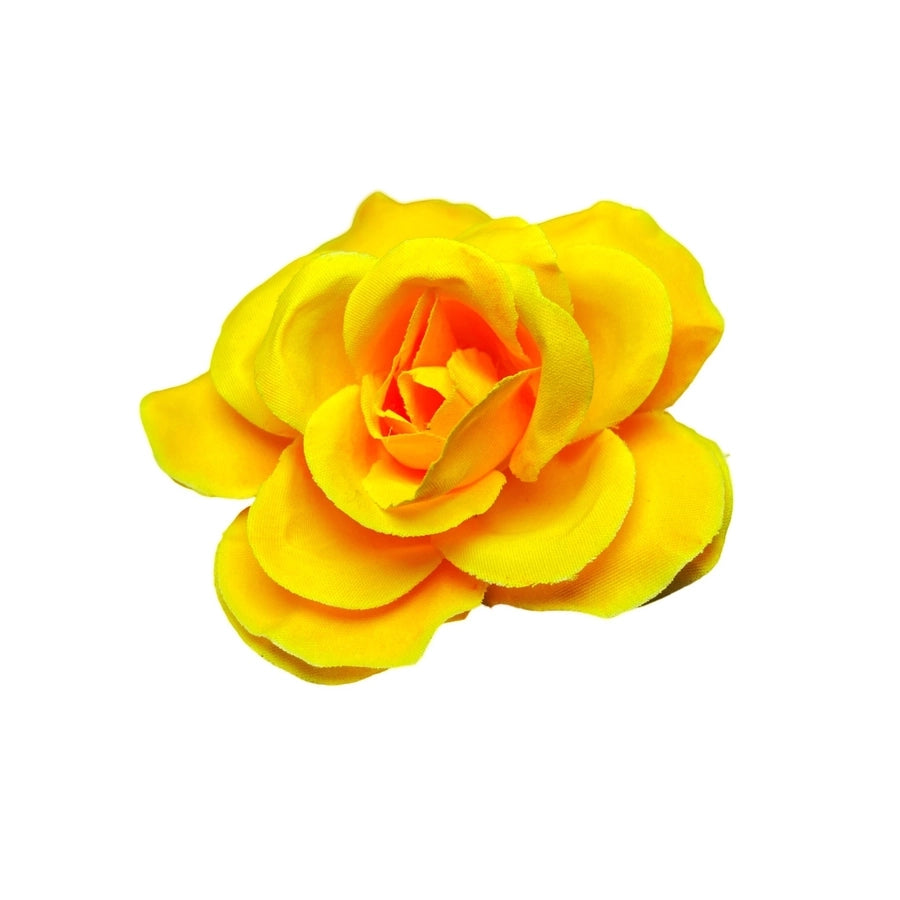 red rose flower hair clip prom party simulation flowers corsage bride 11cm hair card